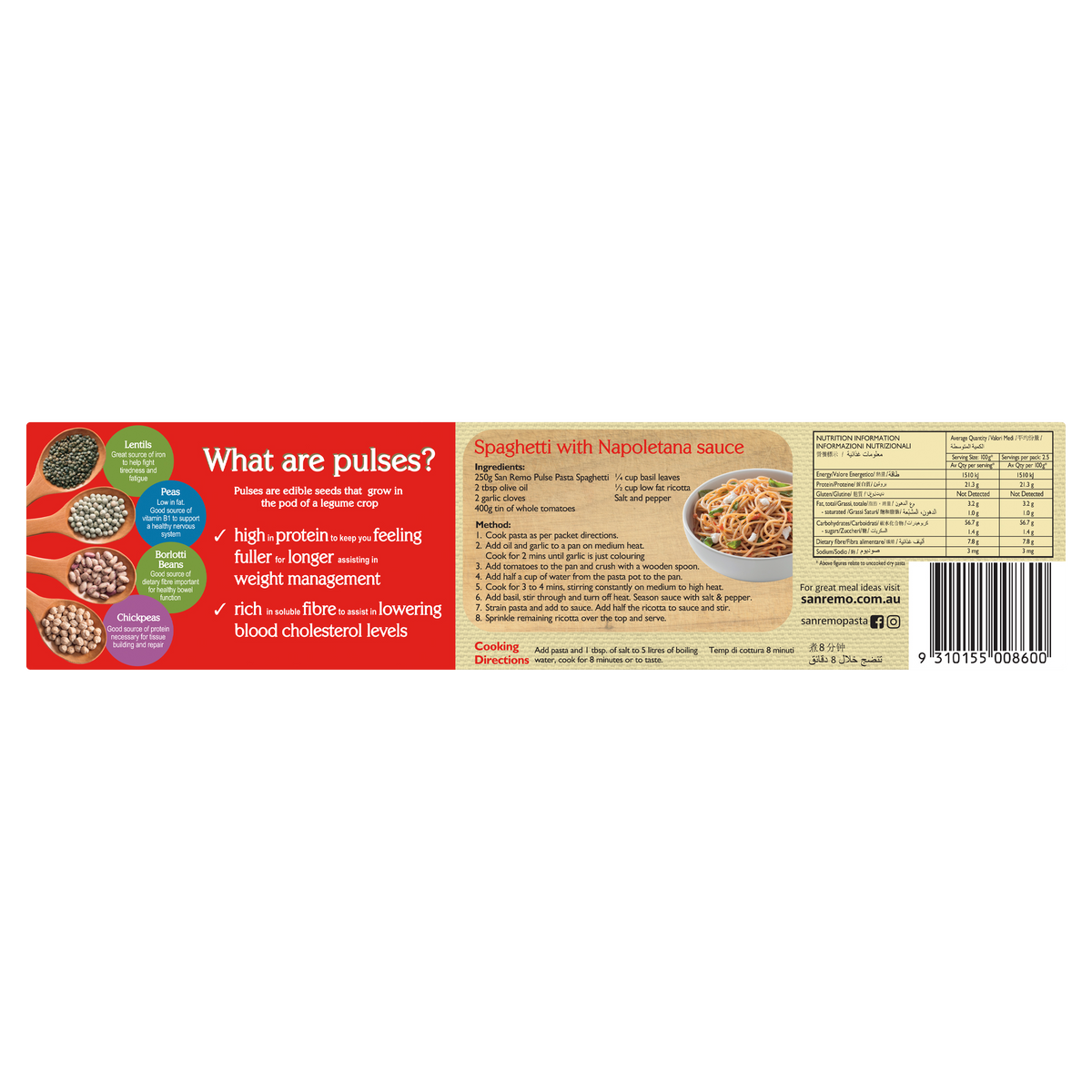 Pulse Pasta 4 Pulse Spaghetti