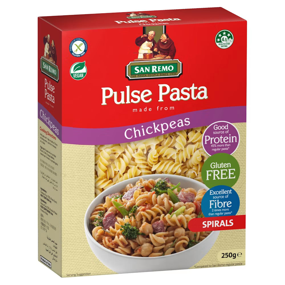 Pulse Pasta Chickpea Spirals