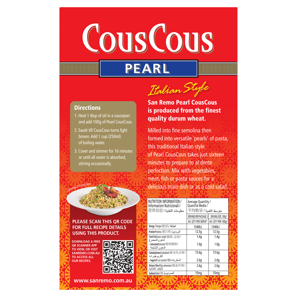 Pearl Cous Cous
