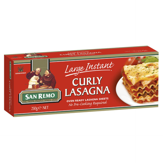 Curly Lasagna