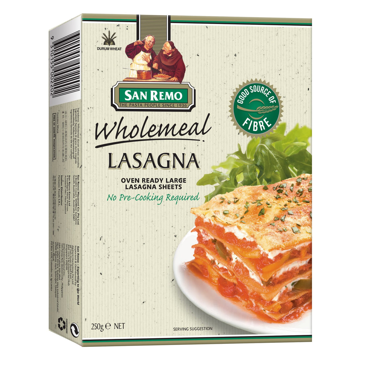 Large Instant Wholemeal Lasagna